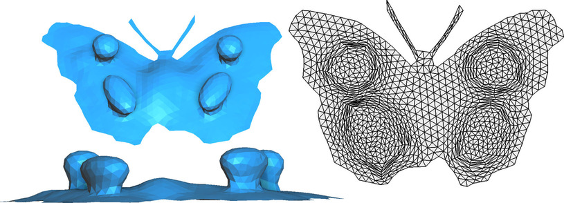 Illustration of the method : final result using BFGS approach