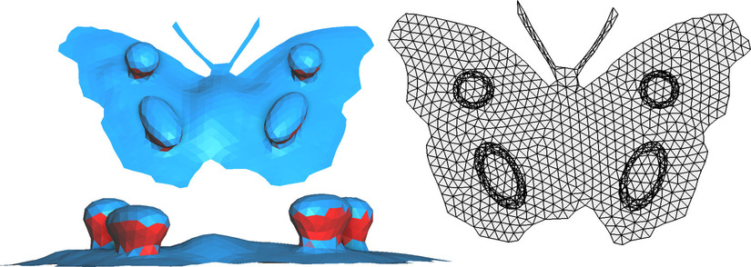 Illustration of the method : initialization mesh